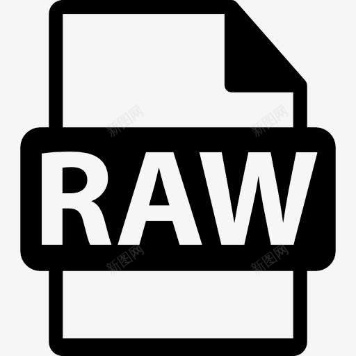 原文件格式符号图标png_新图网 https://ixintu.com RAW 文件 文件格式 格式 界面 符号