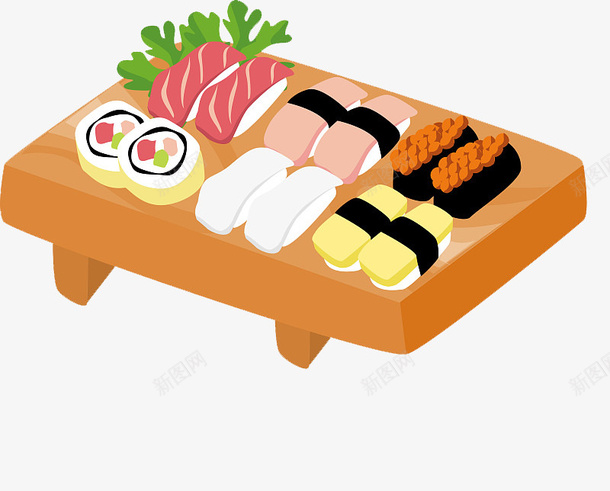 日餐料理寿司套餐png免抠素材_新图网 https://ixintu.com 套餐 寿司 寿司卷 握寿司 料理 日餐 生鱼片 米饭