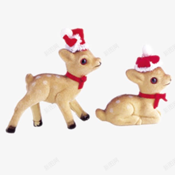 圣诞小鹿元素png免抠素材_新图网 https://ixintu.com 喜庆 圣诞 圣诞小鹿 节日