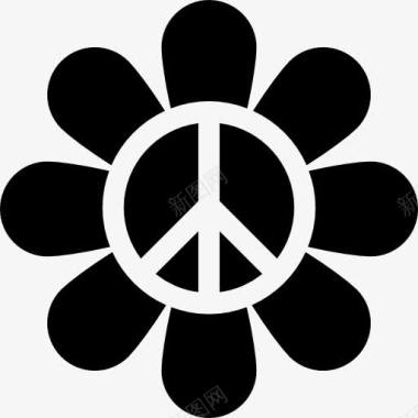 和平之花图标图标