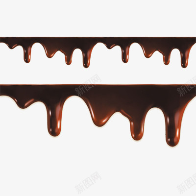 流淌的巧克力png免抠素材_新图网 https://ixintu.com 写实 创意 巧克力 拟物化 质感 食物