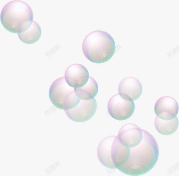 漂浮的泡泡png免抠素材_新图网 https://ixintu.com 圆形 泡泡 漂浮元素 透明