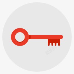 访问关键锁安全安全解锁平面素材