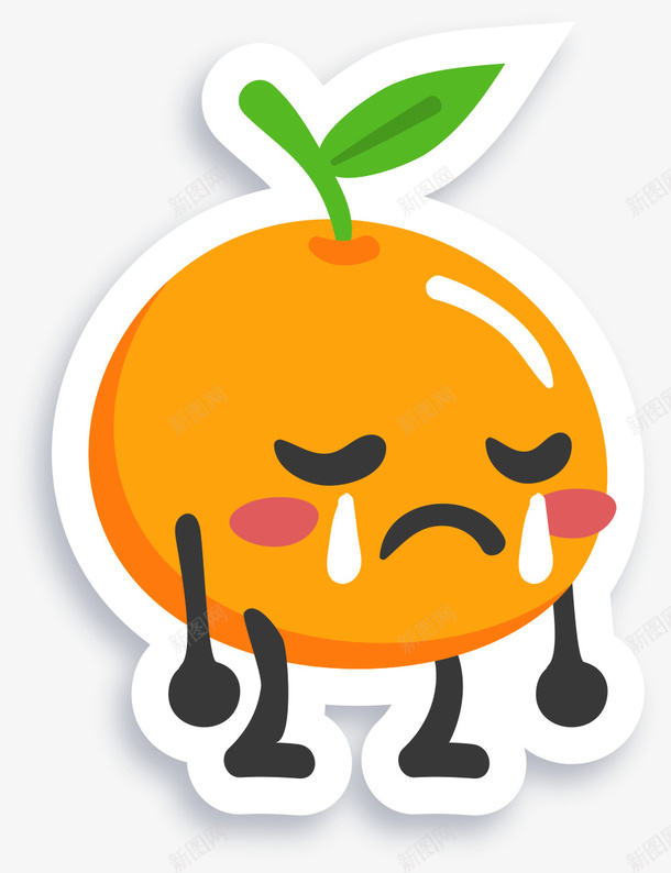 哭泣的表情png免抠素材_新图网 https://ixintu.com PNG图形 PNG装饰 卡通 水果 表情 装饰
