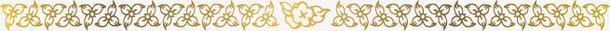 金色花纹分割线png免抠素材_新图网 https://ixintu.com 传统花纹 分割线 矢量花纹