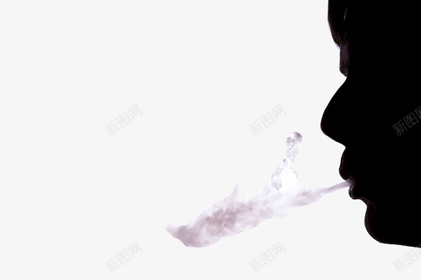 吞云吐雾png免抠素材_新图网 https://ixintu.com 上瘾 健康 吸烟 男人
