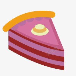 紫色奶油蛋糕水果奶酪蛋糕高清图片