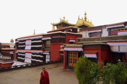 西藏扎什伦布寺风景3素材
