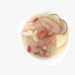甜汤食材广式银耳甜羹高清图片