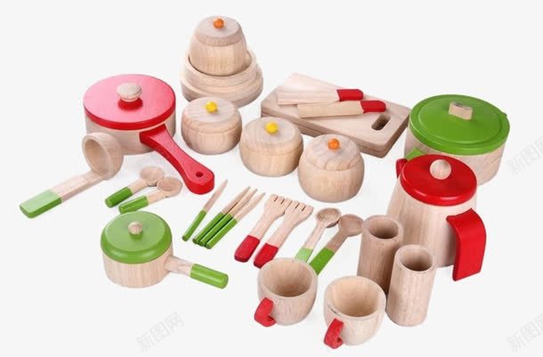 玩具锅具png免抠素材_新图网 https://ixintu.com 实木玩具 木制玩具