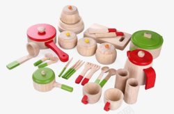 木制玩具玩具锅具高清图片