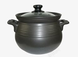 煲汤神器黑色的陶瓷高清图片