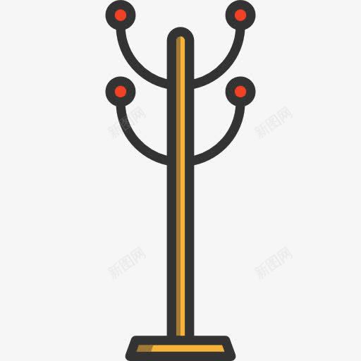 衣架图标png_新图网 https://ixintu.com 客厅 家具 家具和家居 衣架