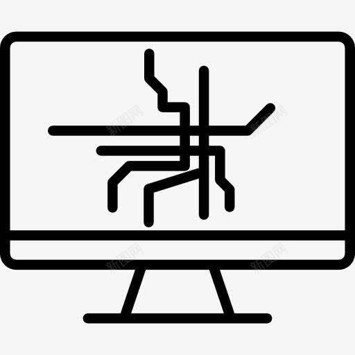 管的iMac图标png_新图网 https://ixintu.com 地图 地铁 屏 技术 监控 线 路