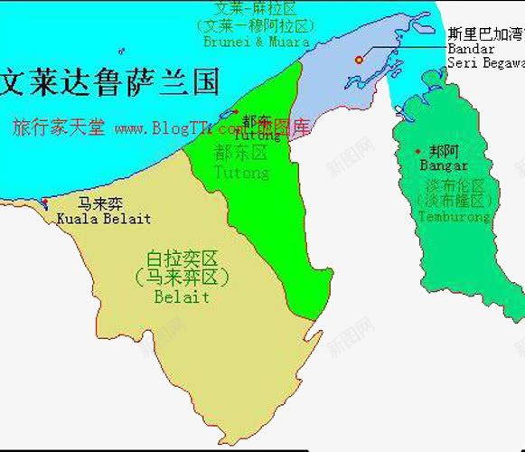 文莱地图png免抠素材_新图网 https://ixintu.com 亚洲 亚洲地图 地图