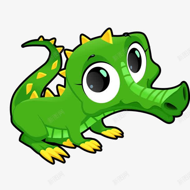 卡通鳄鱼动物png免抠素材_新图网 https://ixintu.com 动物 卡通动物 矢量鳄鱼 鳄鱼