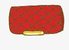 红色手包钱包素材