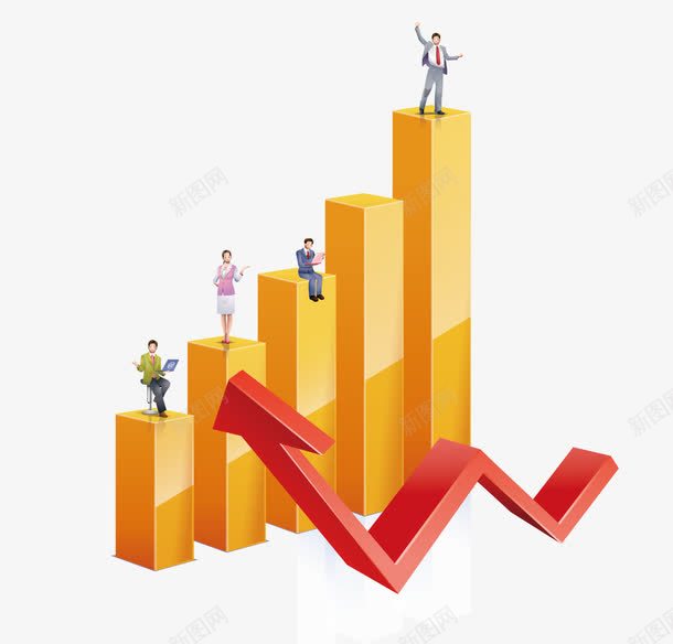 步步台阶矢量图ai免抠素材_新图网 https://ixintu.com 上升台阶 台阶 柱体统计 矢量图