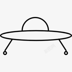 外星人的太空船UFO图标高清图片