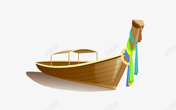 渔船png免抠素材_新图网 https://ixintu.com 图案 小船 渔船 装饰