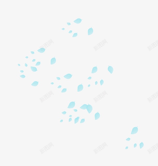 背景小纸屑png免抠素材_新图网 https://ixintu.com 小纸屑 浅蓝 背景 装饰