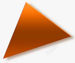 褐色简约三角形边框纹理素材