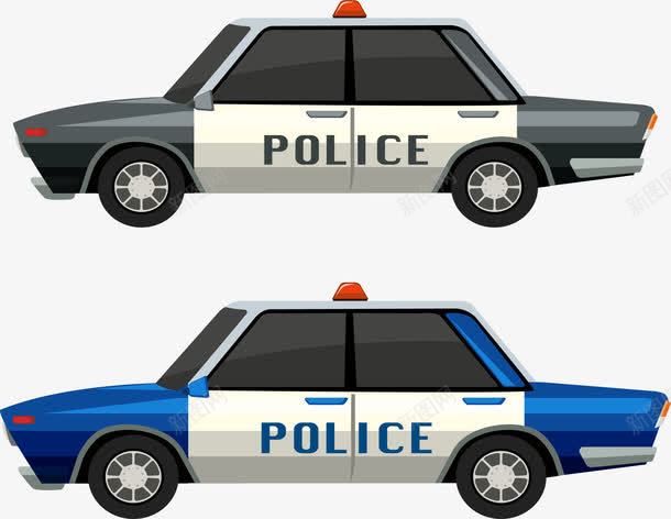 蓝色黑色警车png免抠素材_新图网 https://ixintu.com 出勤 警车 黑色警车