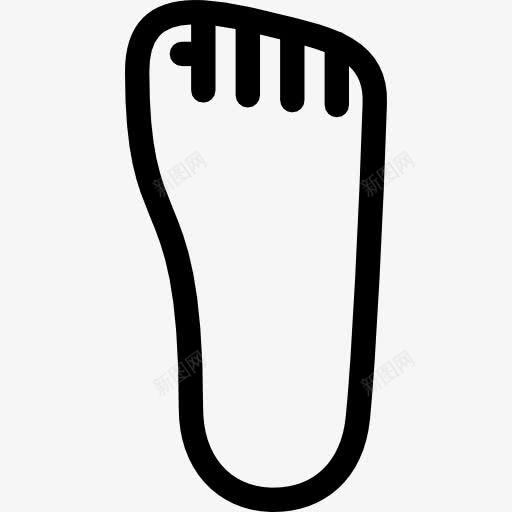 一只脚图标png_新图网 https://ixintu.com 人足迹 脚 身体部位 鞋
