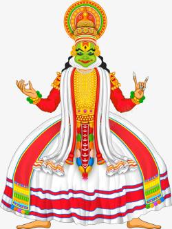 印度神舞蹈素材