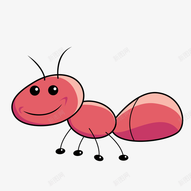 可爱蚂蚁png免抠素材_新图网 https://ixintu.com 卡通蚂蚁 卡通蚂蚁矢量图 可爱卡通蚂蚁免费png下载 可爱蚂蚁