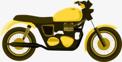 黄色的摩托车素材