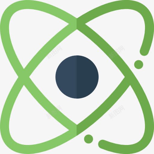 科学图标png_新图网 https://ixintu.com 原子 形状 教育 物理 电子 科学