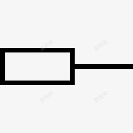 界面按钮符号的一个矩形线图标png_新图网 https://ixintu.com 抽象的图标集 按钮 界面 矩形 符号 线 选择