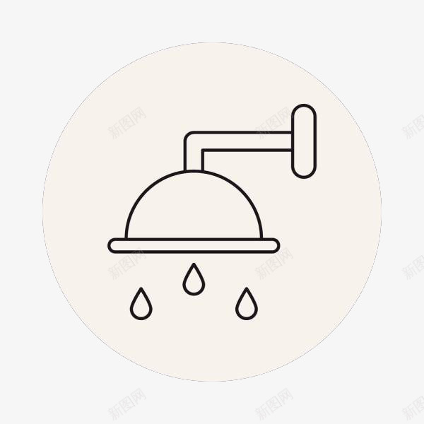 洗水标志图标png_新图网 https://ixintu.com 图标 图识 洗水标识 简笔画 黑白