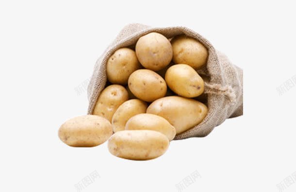 一袋土豆png免抠素材_新图网 https://ixintu.com 土豆 蔬菜