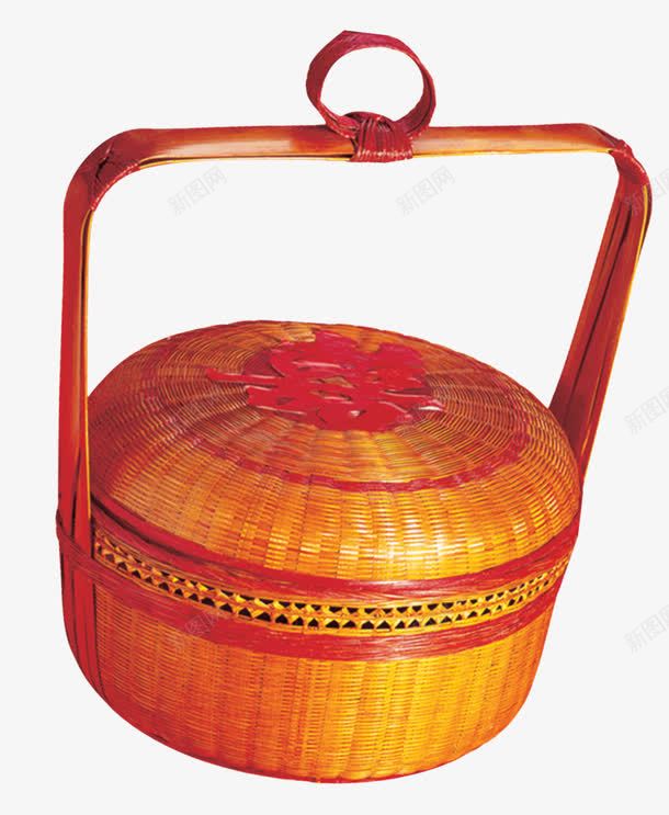 古代竹制饭盒1png免抠素材_新图网 https://ixintu.com 食盒 饭盒