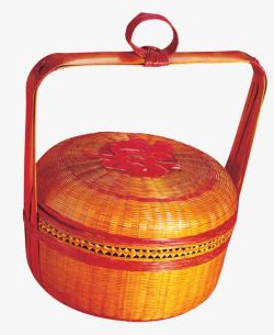 古代竹制饭盒1素材