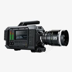 演播工具黑色摄影机高清图片