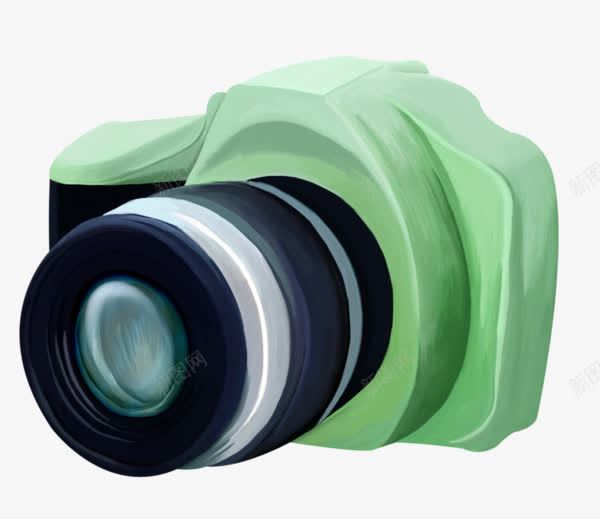 手绘相机png免抠素材_新图网 https://ixintu.com 单反相机 彩绘相机 手绘相机 相机