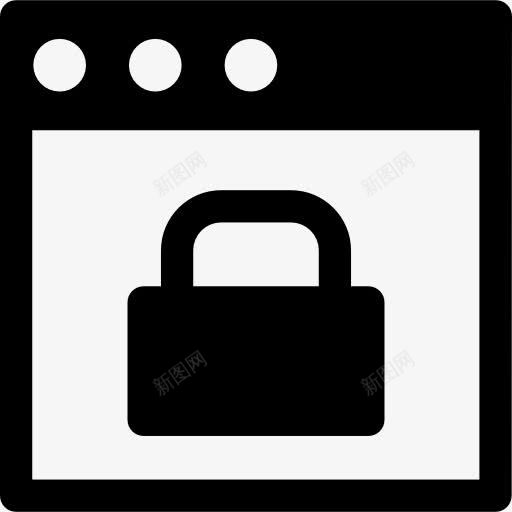 浏览器图标png_新图网 https://ixintu.com 互联网 技术 挂锁 锁 阻挡 隐私
