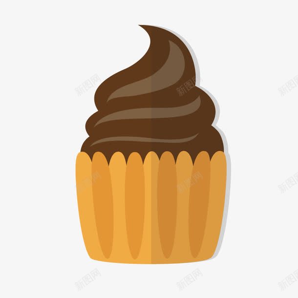 巧克力蛋糕png免抠素材_新图网 https://ixintu.com 小蛋糕 巧克力 纸包装 美味