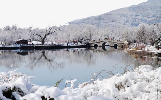 北京植物园雪景五png免抠素材_新图网 https://ixintu.com 名胜古迹 旅游风景 著名建筑