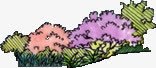 紫色手绘美景公园植物png免抠素材_新图网 https://ixintu.com 公园 植物 紫色 美景