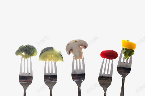 营养蔬菜搭配png免抠素材_新图网 https://ixintu.com 刀叉 叉子 搭配 营养 蔬菜 食材