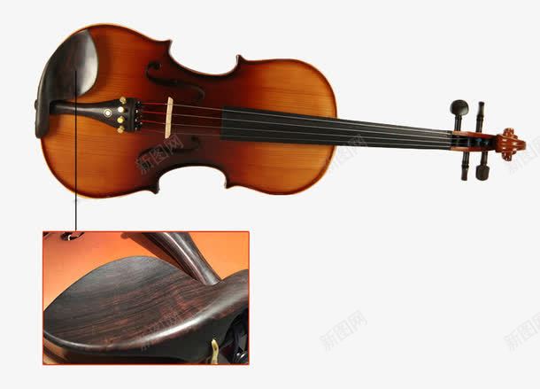 手工小提琴细节图png免抠素材_新图网 https://ixintu.com 乐器 产品实物 小提琴 细节 详情