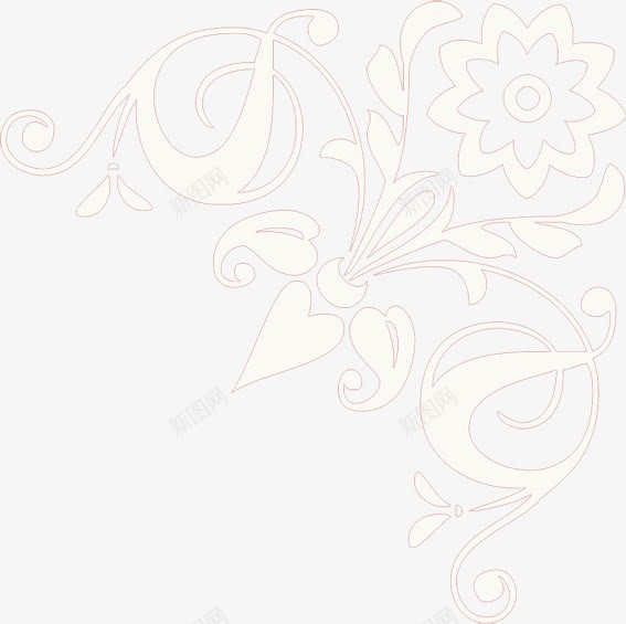 创意花卉纹理简笔画png免抠素材_新图网 https://ixintu.com 创意 笔画 纹理 花卉