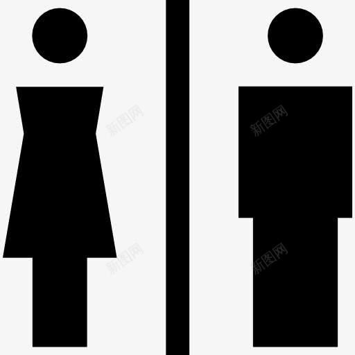 厕所图标png_新图网 https://ixintu.com 人的迹象 厕所 女人 浴室 粘人