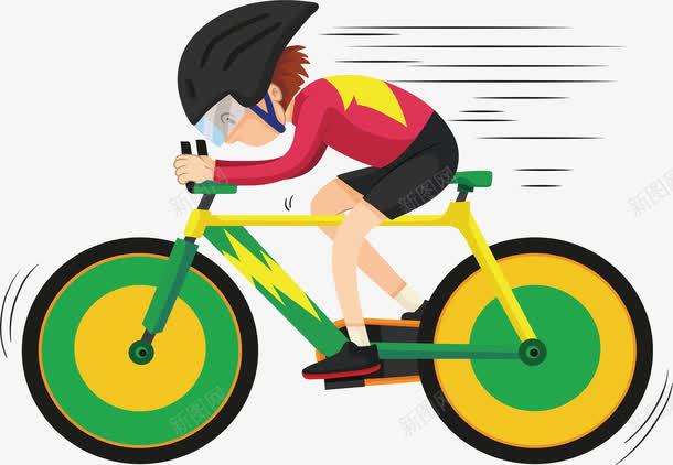 自行车运动员png免抠素材_新图网 https://ixintu.com 矢量素材 自行车 运动员 骑行
