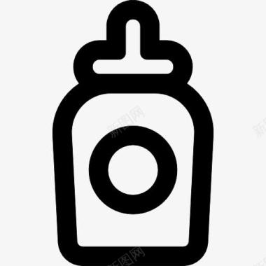 饮用产品瓶概述图标图标