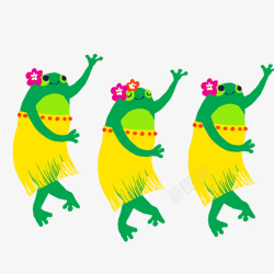 跳舞的青蛙素材